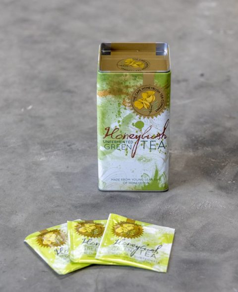 Natural Honeybush Green Tea – 25 Tagged Teabags | Cape Honeybush Tea